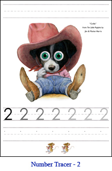 Dog Number Tracer Two – Rodeo Border Collie 